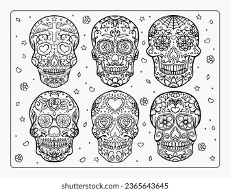 Skull coloring pages images stock photos d objects vectors