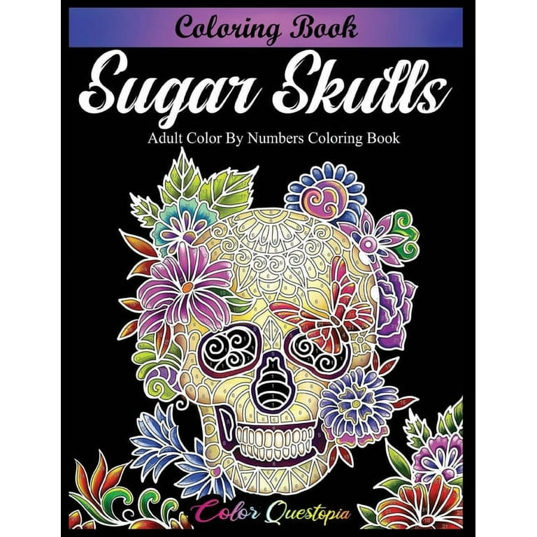 Sugar skulls coloring book