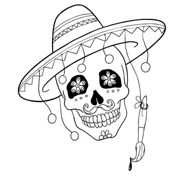 Sugar skull drawing images â browse photos vectors and video