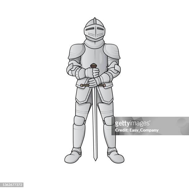 Suit of armor stock photos high