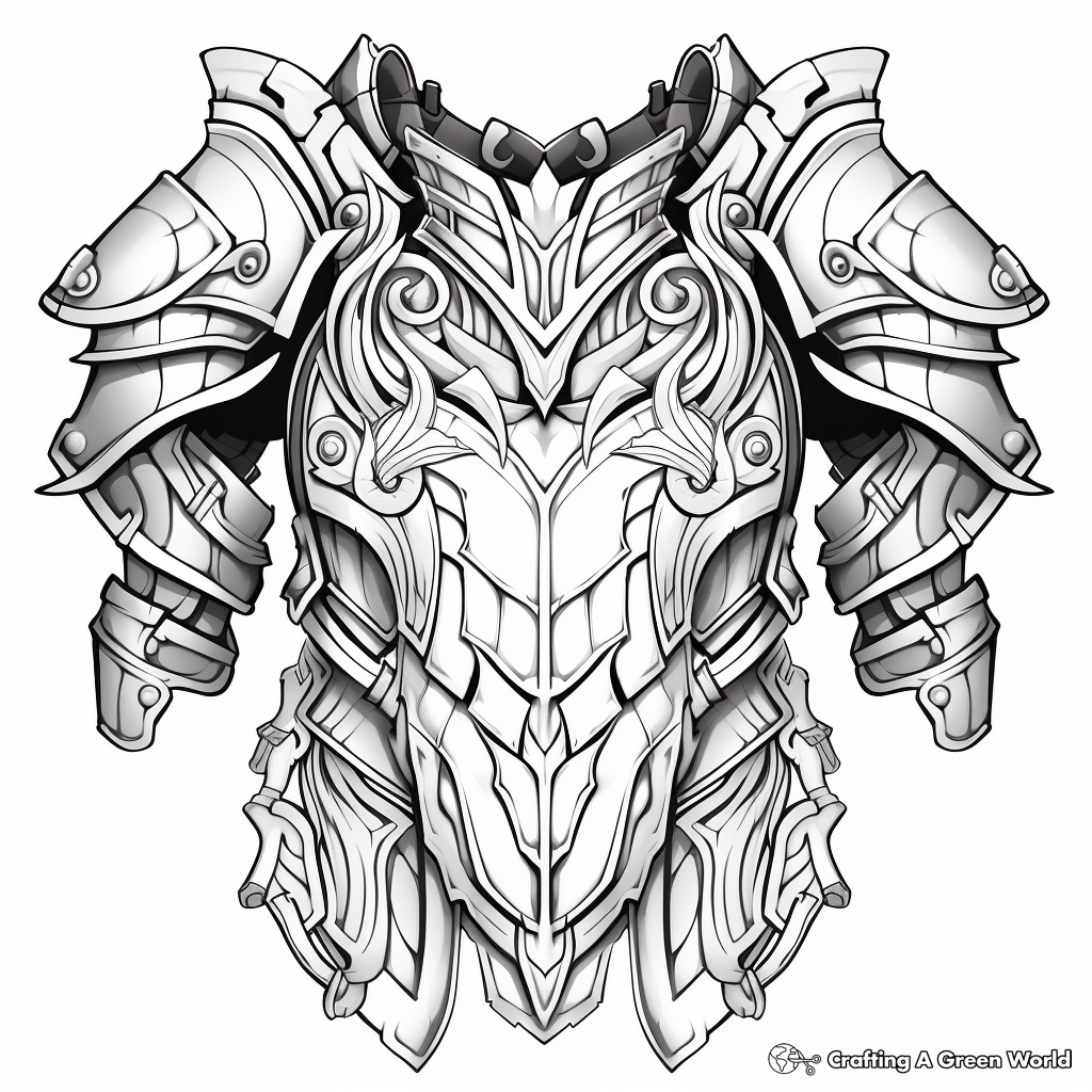 Armor of god coloring pages