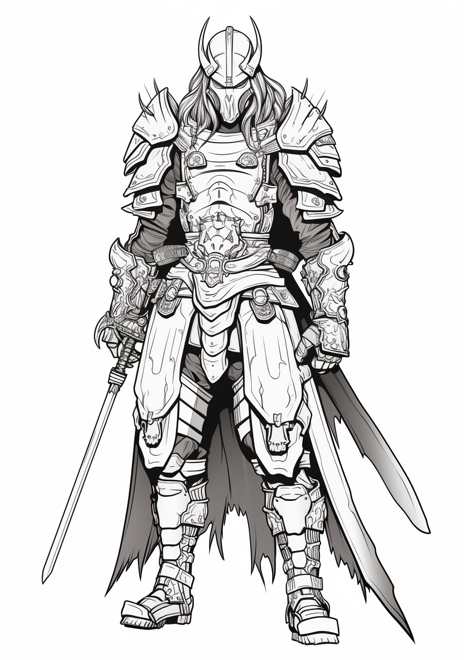 Action anime coloring s