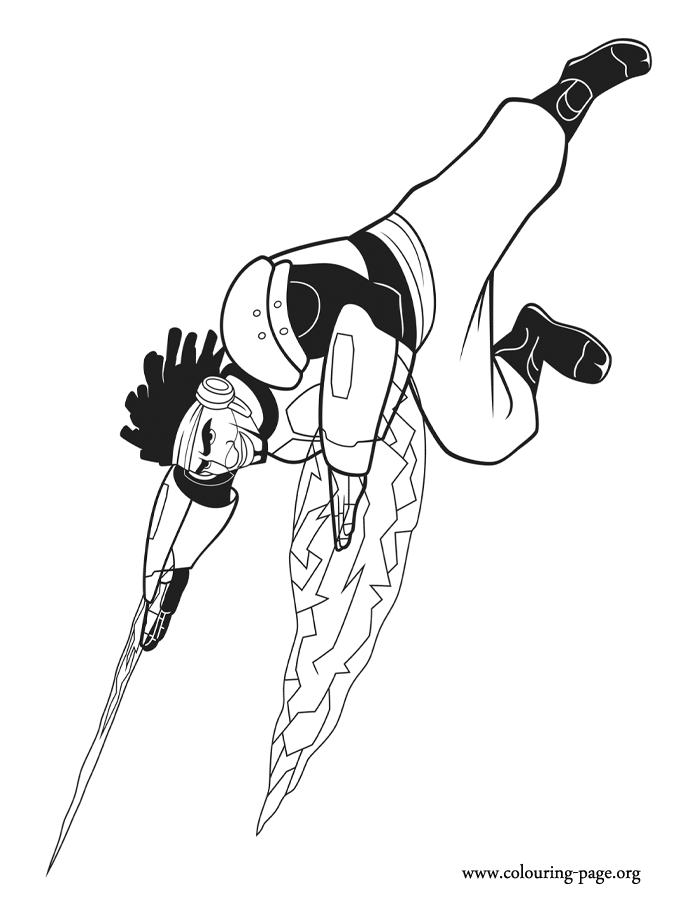 Coloring page big hero