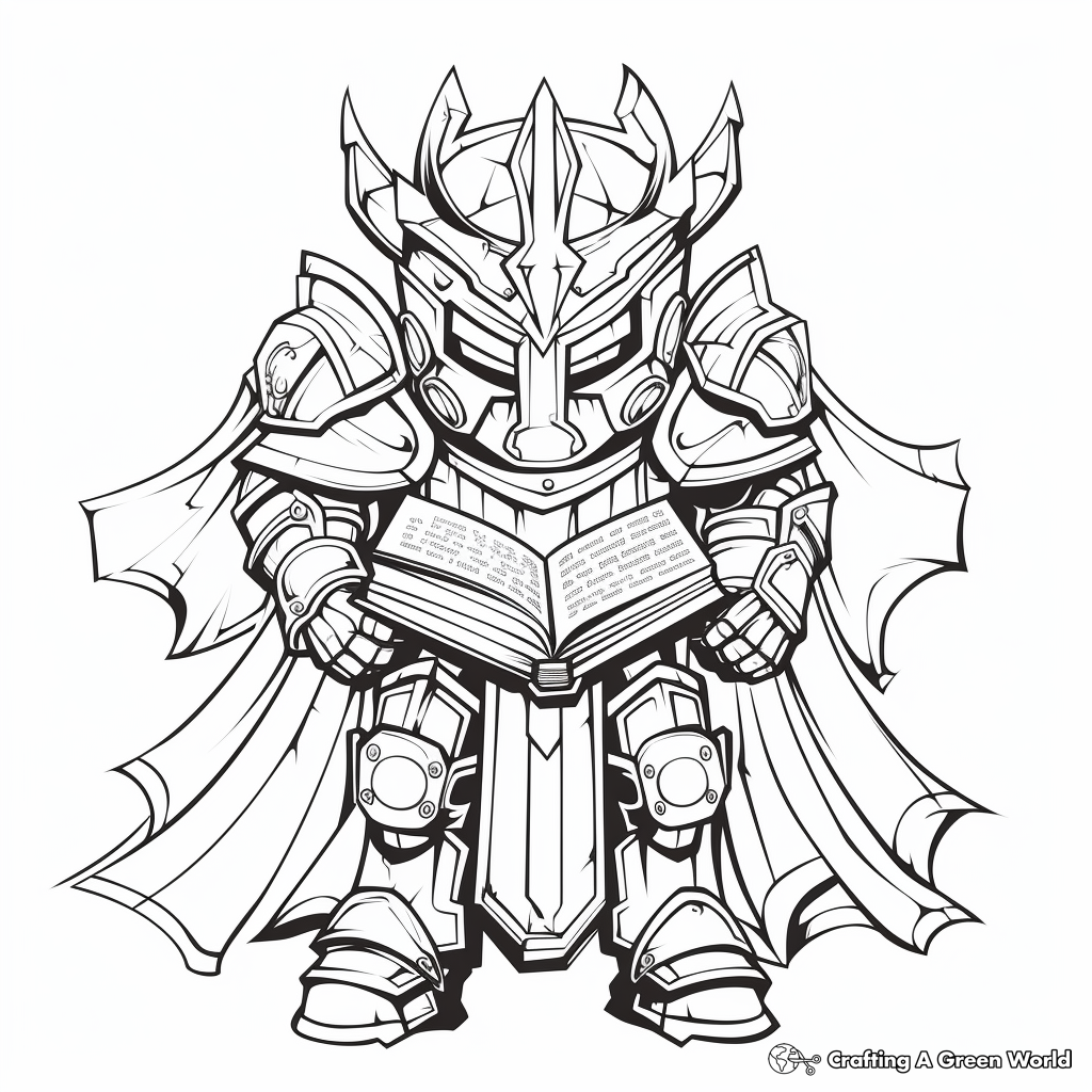 Armor of god coloring pages