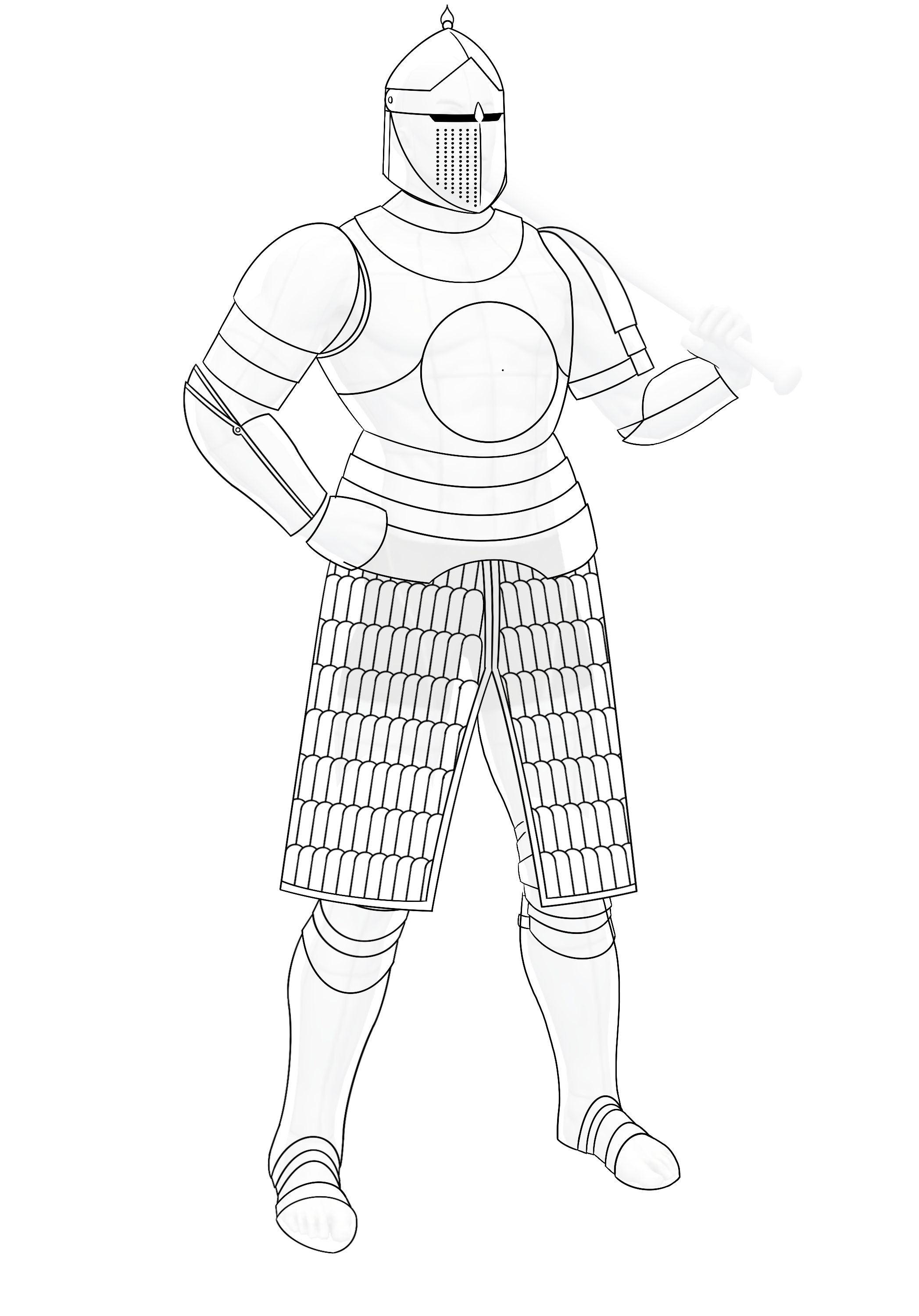 Part of the very rough sketches for my protagonists this time im essentially going for a human tank but im also trying to include a hybrid of african and indo