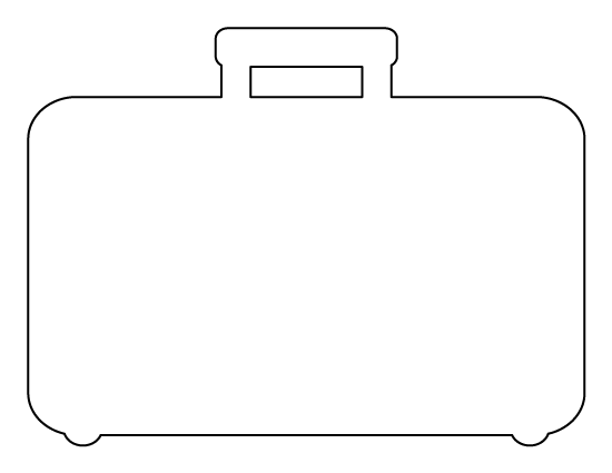 Printable suitcase template kids suitcase templates templates printable free