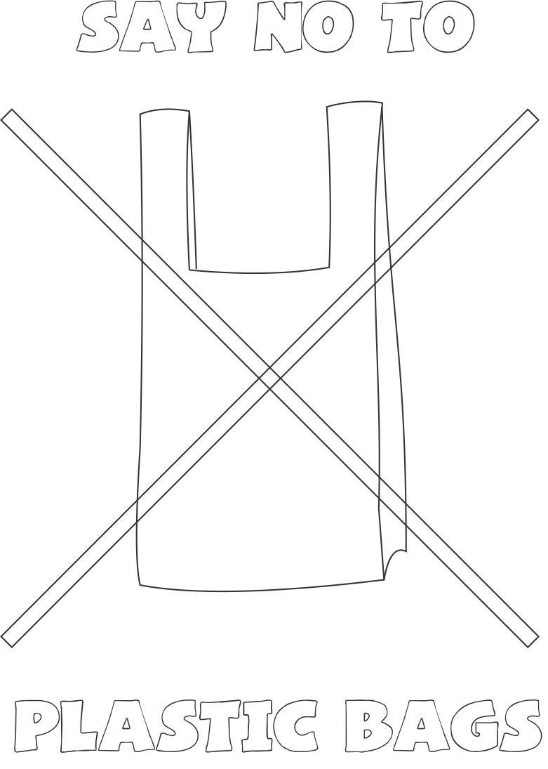 Earth day printable coloring page for kids