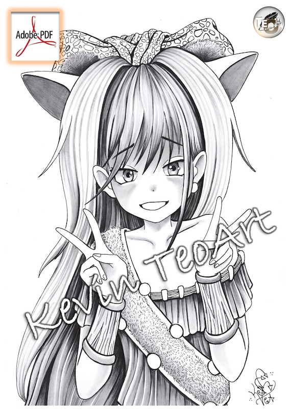 Suki summer holidays kevin teoart coloring page