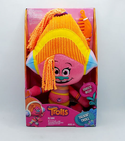 Dreamworks trolls dj suki talkin troll plush doll st nix collectibles