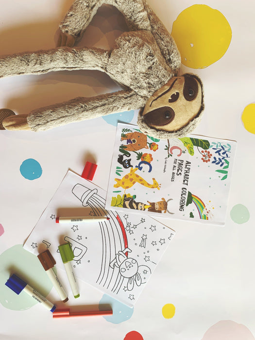 Suki mcmaster alphabet colouring in pages digital printable download â