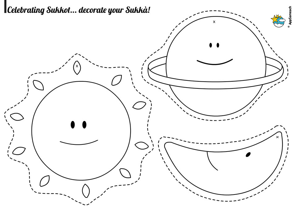 Sukkot coloring pages