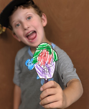 Sukkot craft and coloring pages sukkos ushpizin puppets for kids