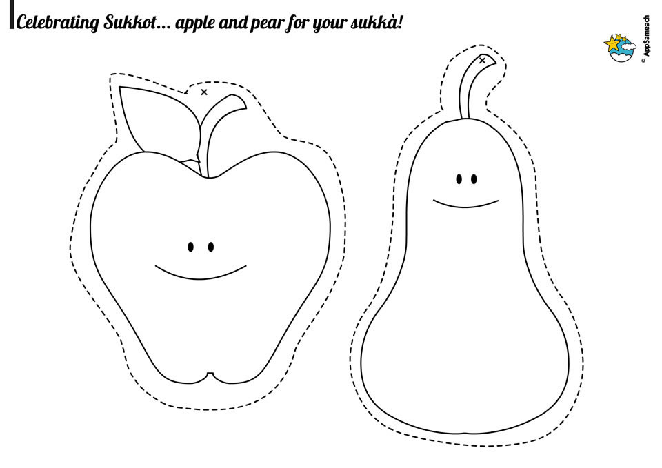 Sukkot coloring pages