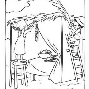 Sukkot coloring pages printable for free download