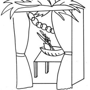 Sukkot coloring pages printable for free download