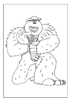 Engage kids with smallfoot story through printable coloring pages collection