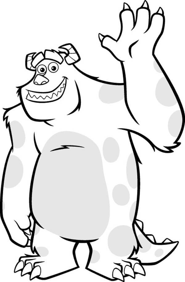 Monsters inc coloring pages