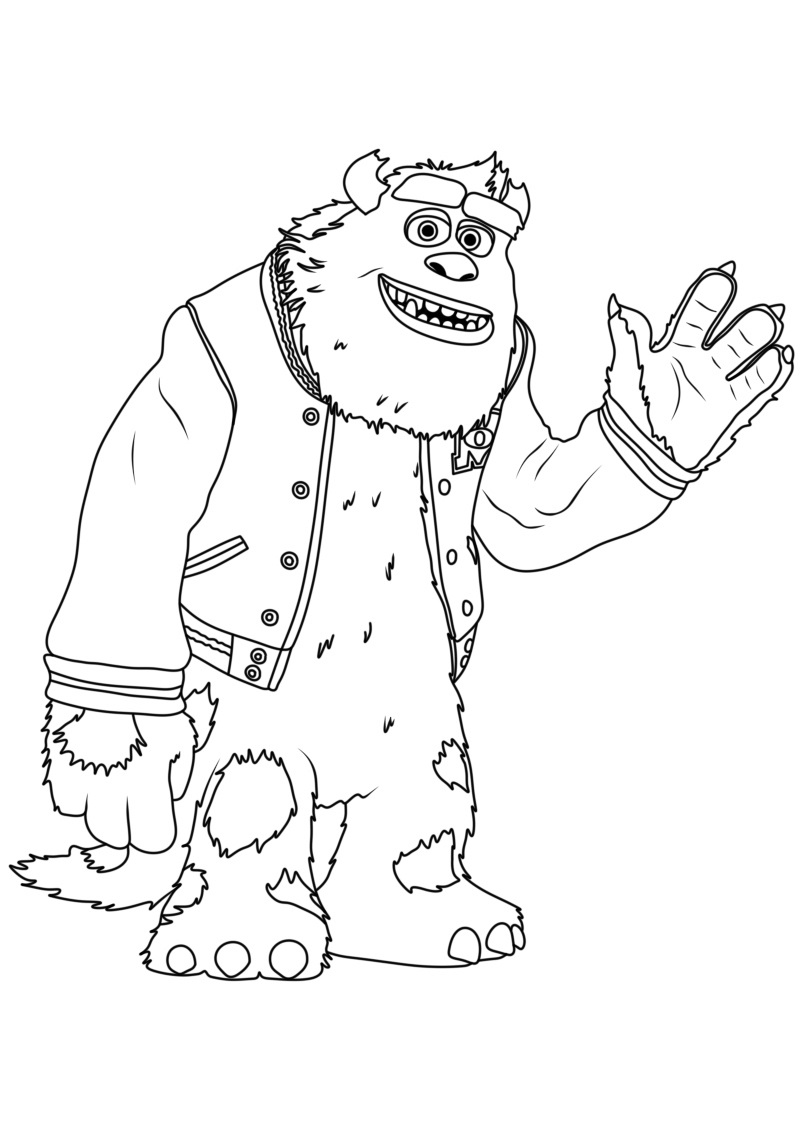 Monsters inc coloring pages by coloringpageswk on