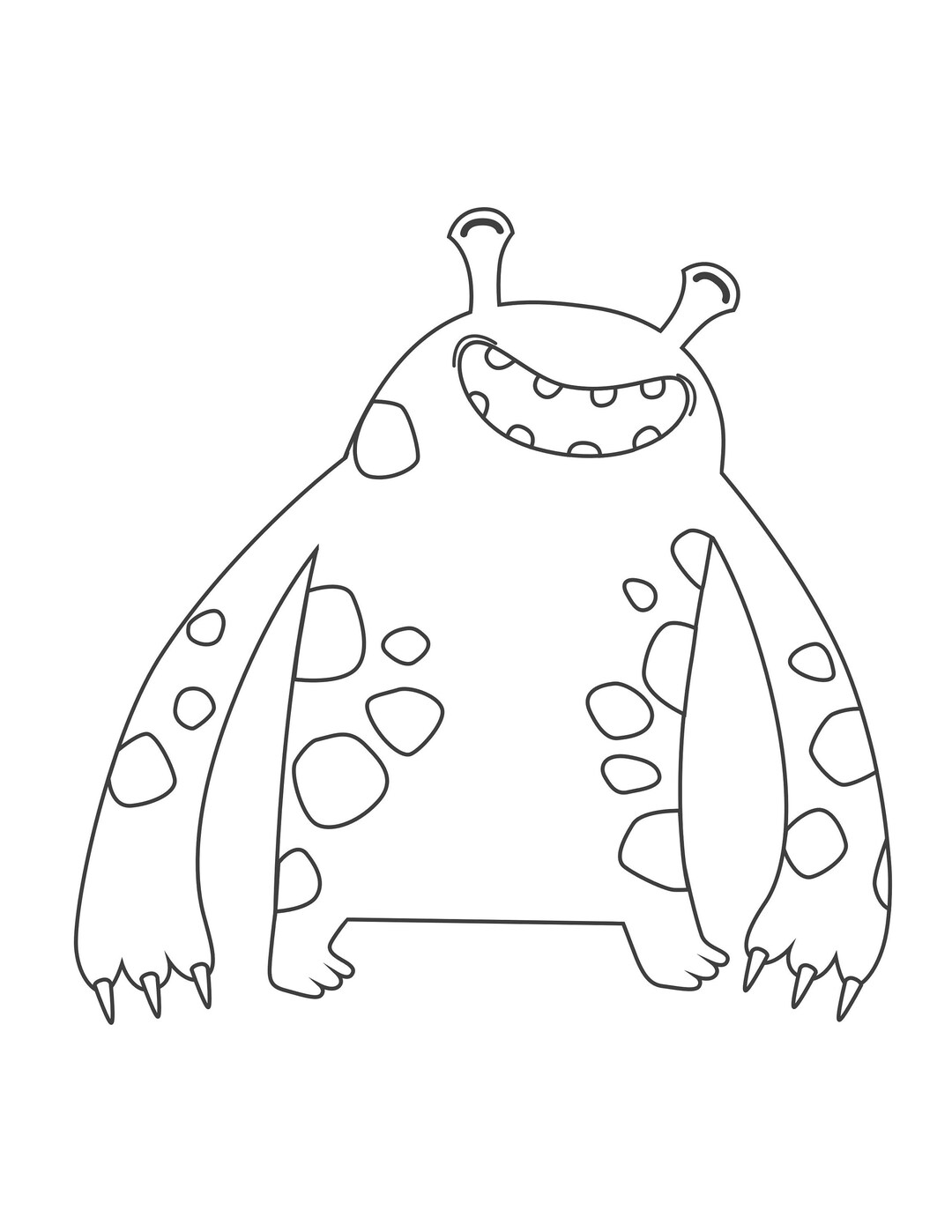 Monster coloring pages