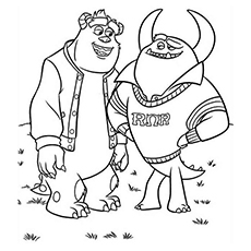 Top free printable monsters inc coloring pages online