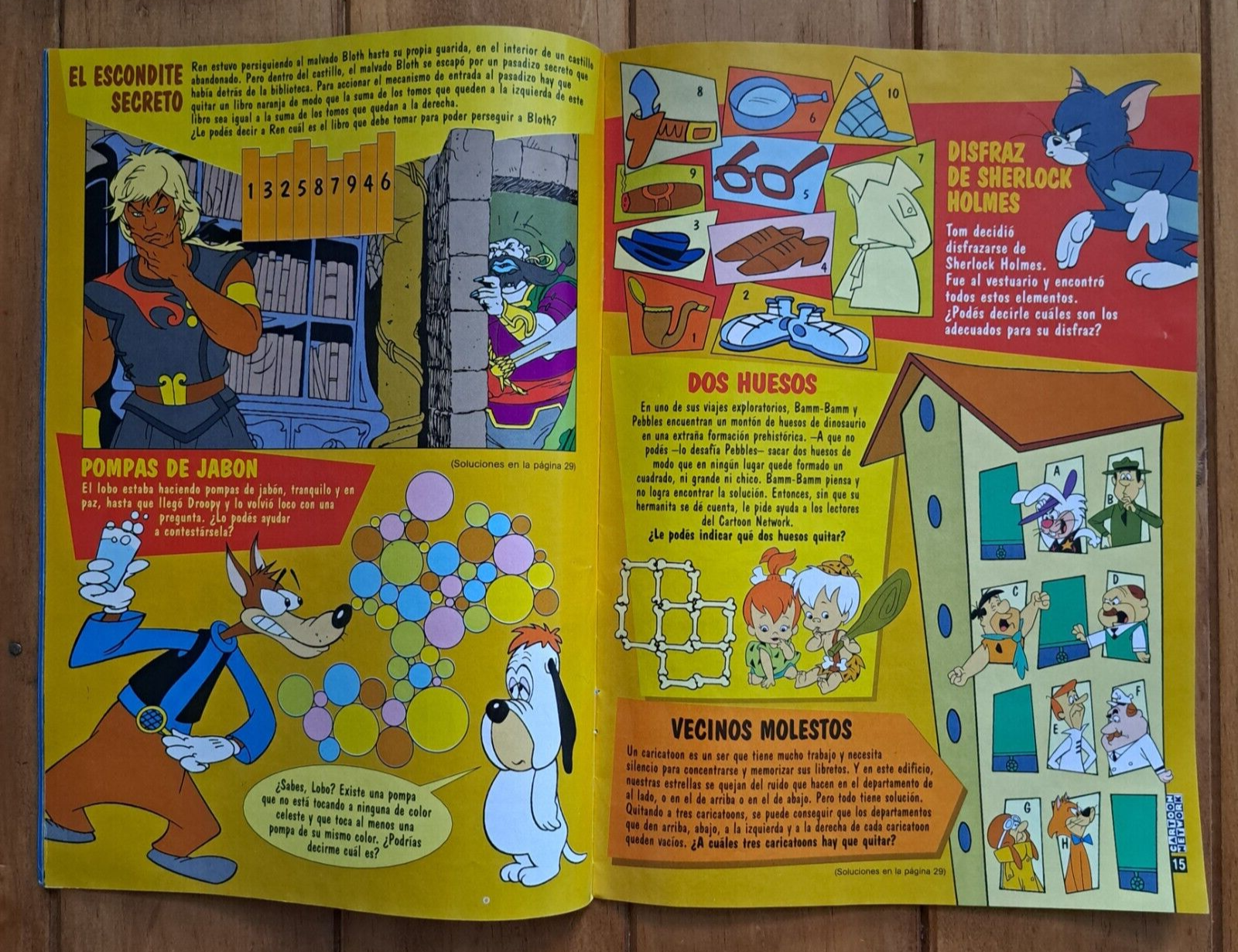 Vintage s cartoon network magazine argentina spanish