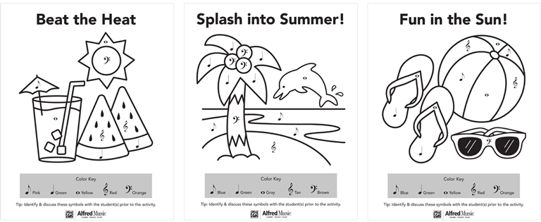 Channel summer excitement with free coloring pages