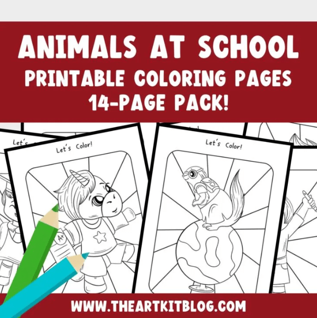 Animal coloring pages free homeschool deals