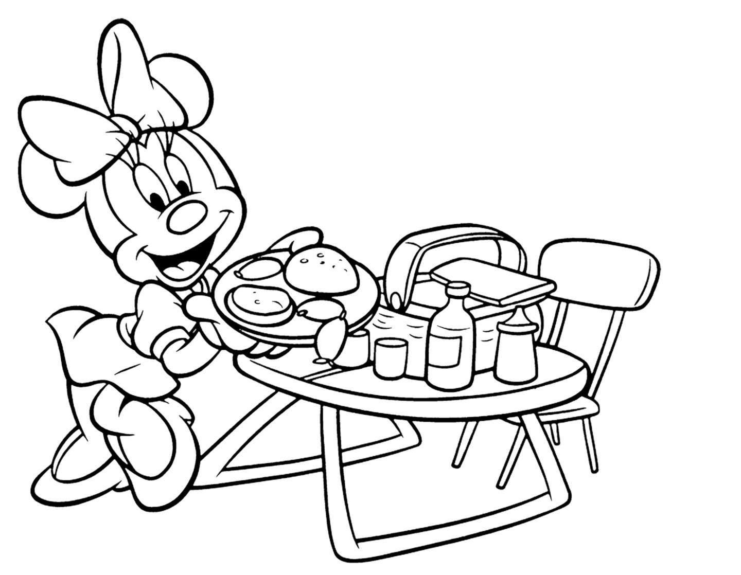 Cookout coloring pages