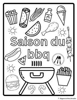 French summer coloring pages coloriage de lãtã by magasin de mme strassler