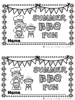 Summer bbq fun a sight word emergent reader and teacher lap book