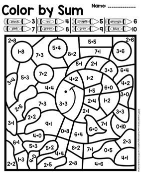 Color by number