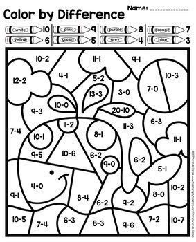 Color by number