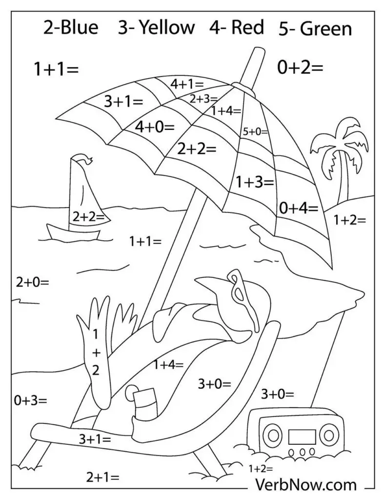 Free math coloring pages book for download printable pdf