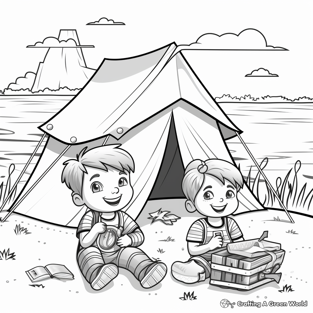 Summer bucket list coloring pages
