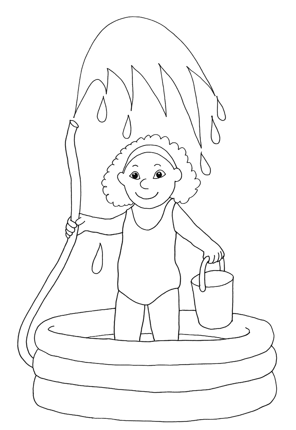 Summer coloring pages to print