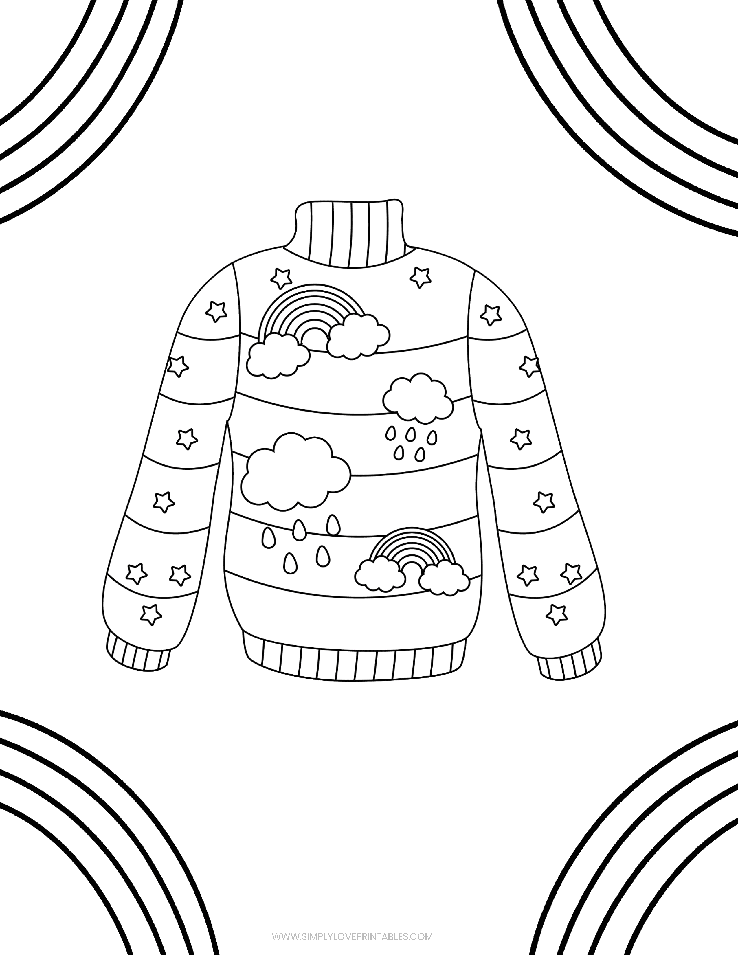 Free summer coloring pages simply love printables