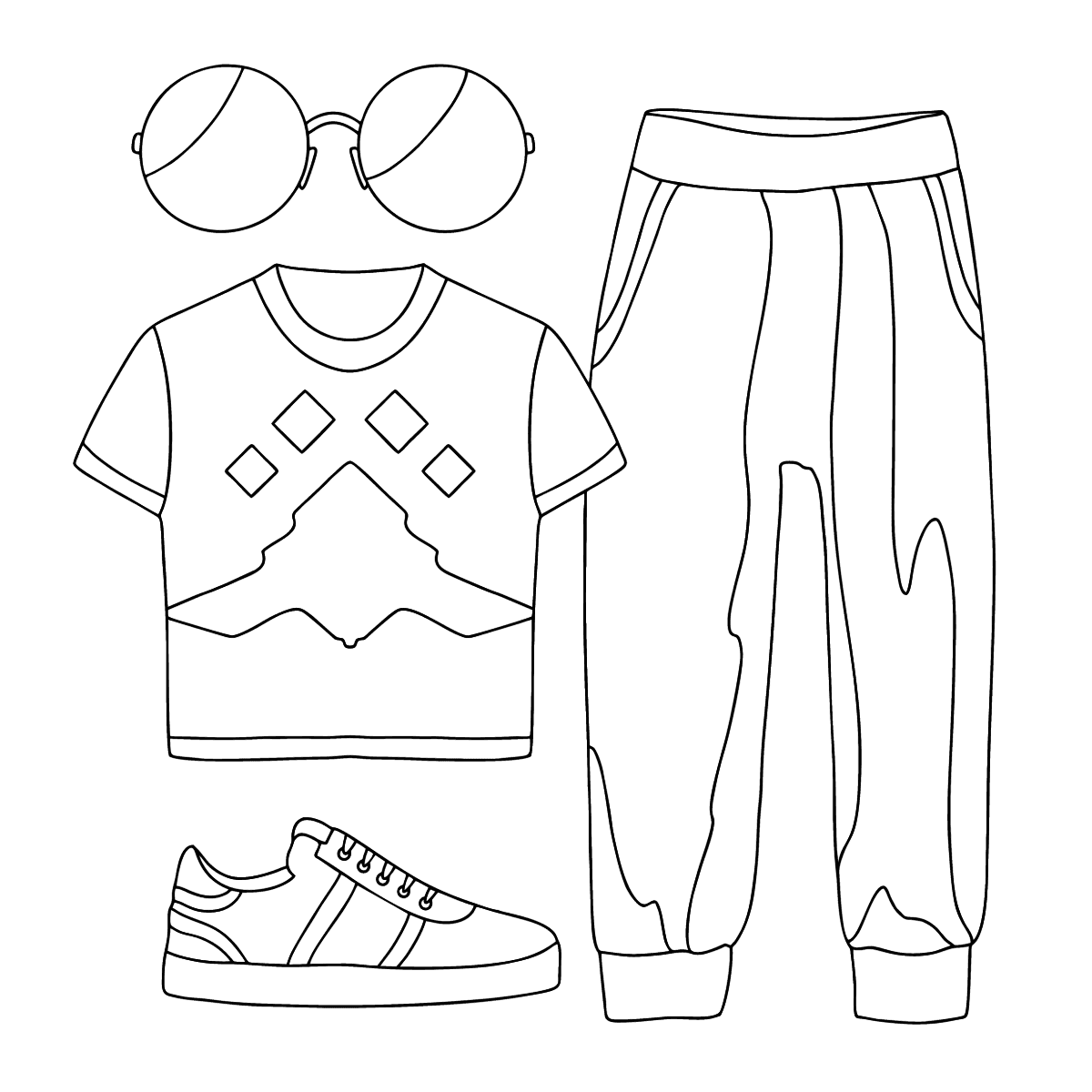 Sports summer clothes