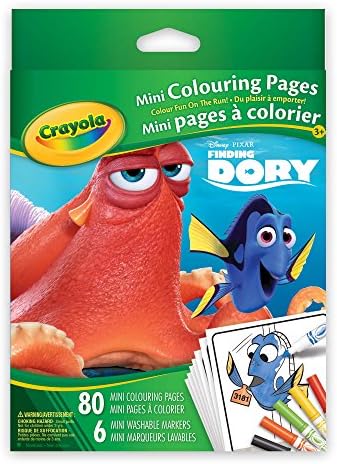Crayola mini coloring pages finding dory summer travel cottage mping on