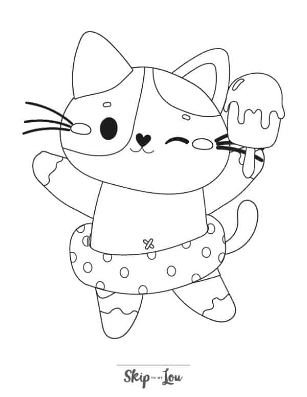 Free printable summer coloring page skip to my lou