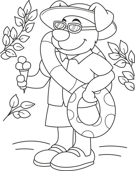 Thousand colouring pages summer royalty
