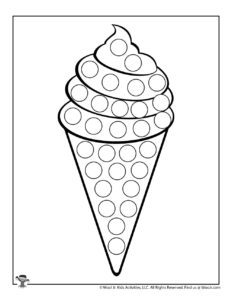 Summer dot coloring pages woo jr kids activities childrens publishing