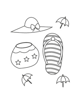 Summer coloring pages for kids easy and fun coloring sheets pages