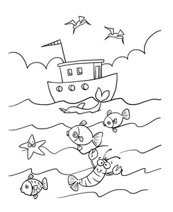 Summer coloring pages