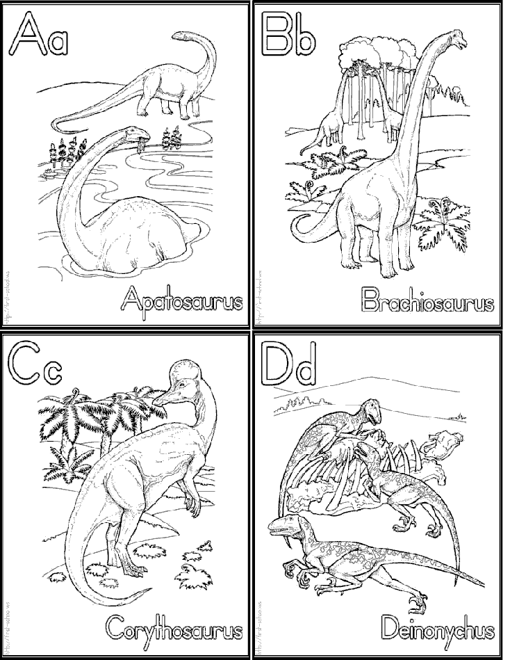 Alphabet flash cards a to d dinosaur theme preschool printable activity s dinosaur alphabet printable flash cards animal coloring pages