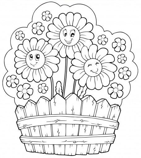 Onlinecoloringbooknet flower coloring pages summer coloring pages garden coloring pages