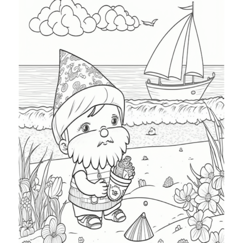 Get creative with summer gnome coloring pages made by teachers