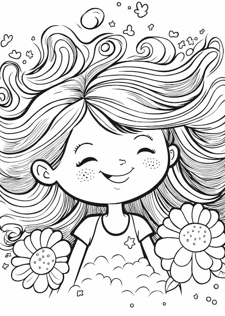 Page color pages summer pictures