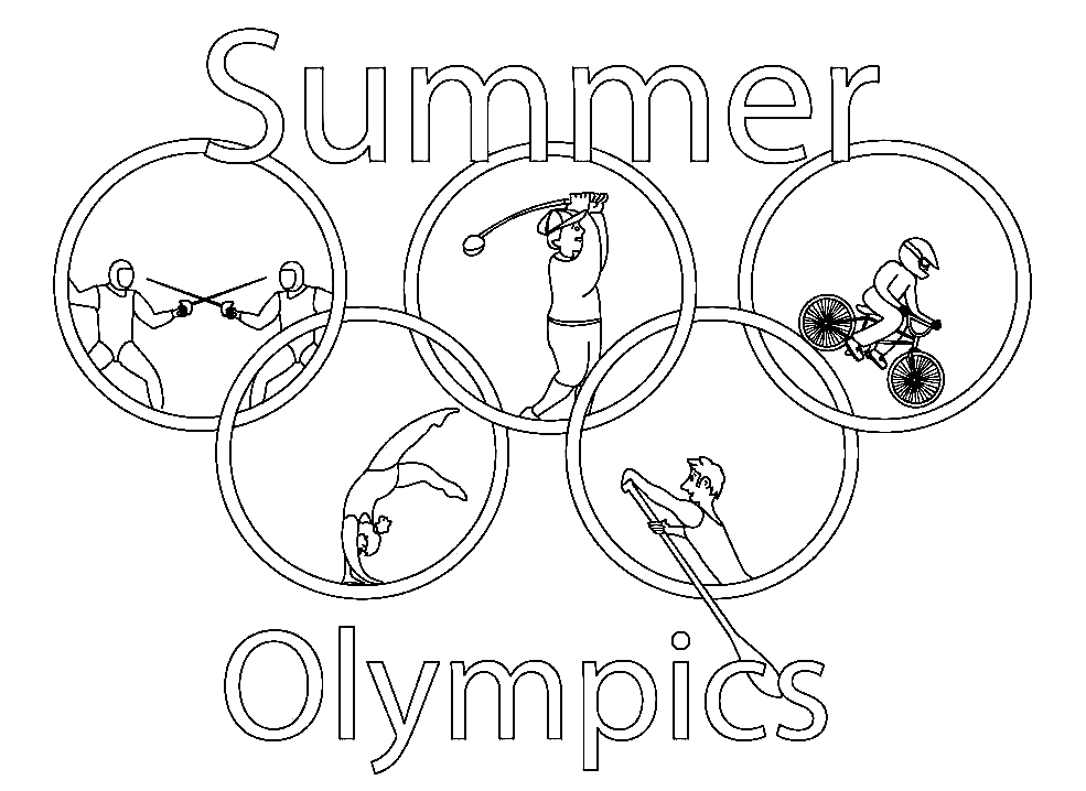 Olympic coloring pages printable for free download