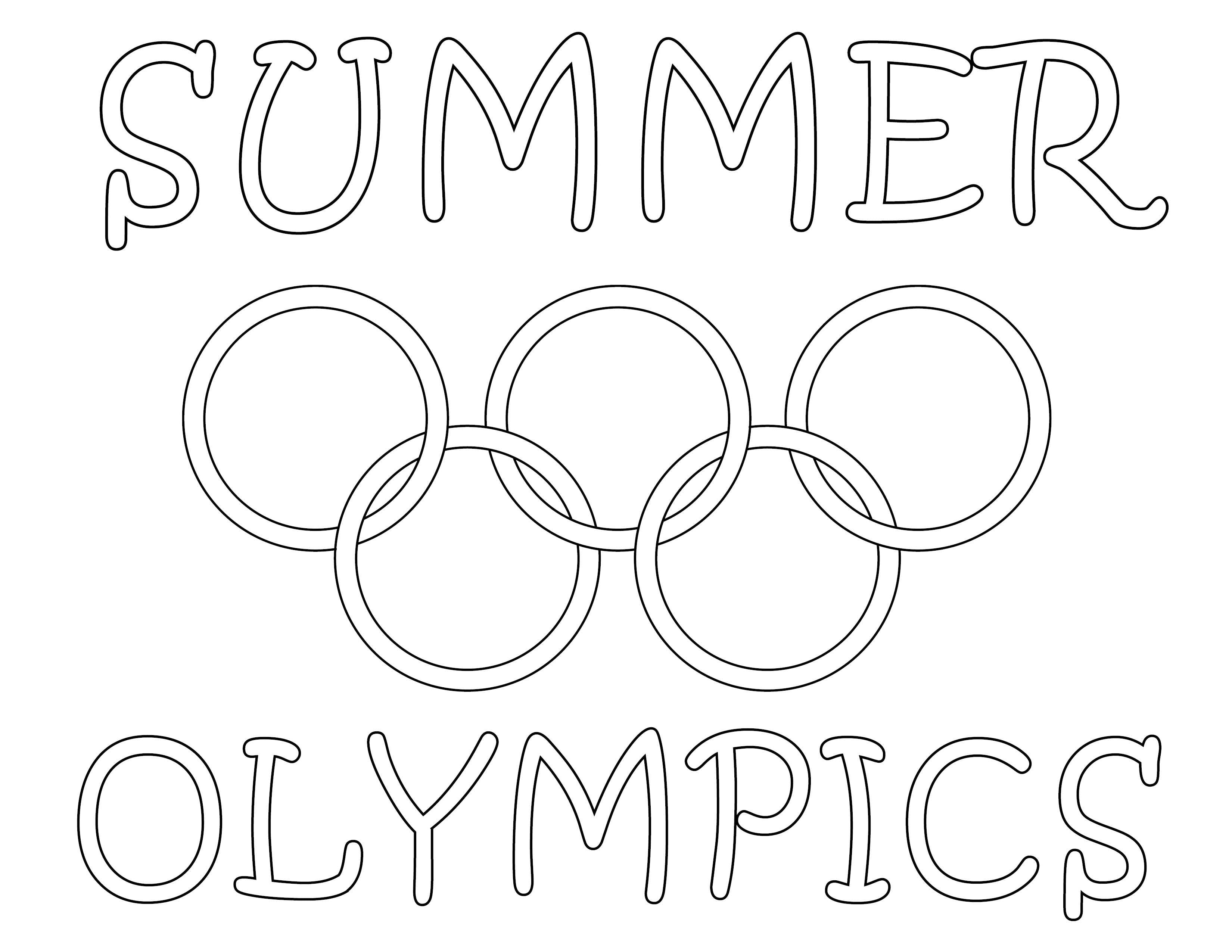 Printable olympic coloring pages summer coloring pages coloring pages olympic colors