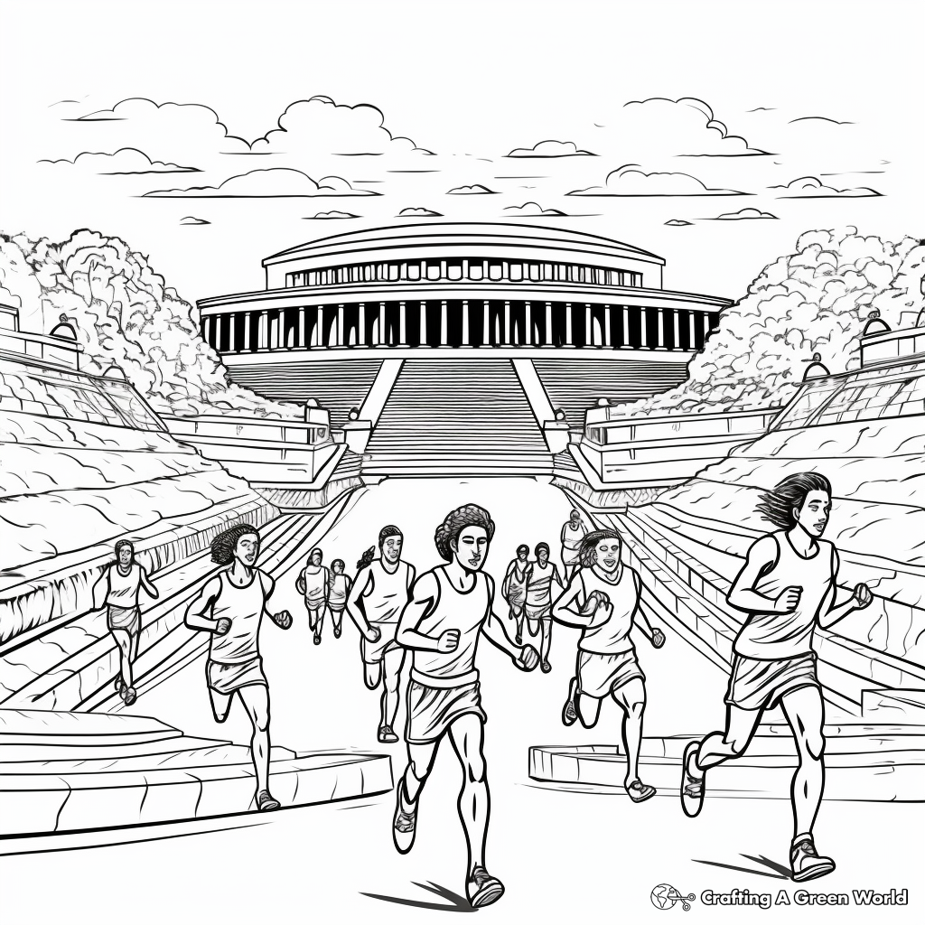 Olympic coloring pages
